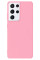 Силиконовый чехол для Samsung S21 Ultra Silicone Case Full Light Pink