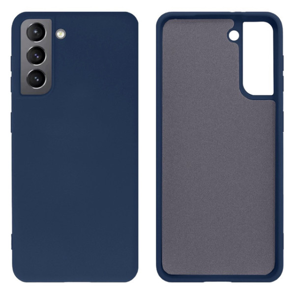 Силіконовий чохол для Samsung S22 Plus Silicone Case Full Dark Blue