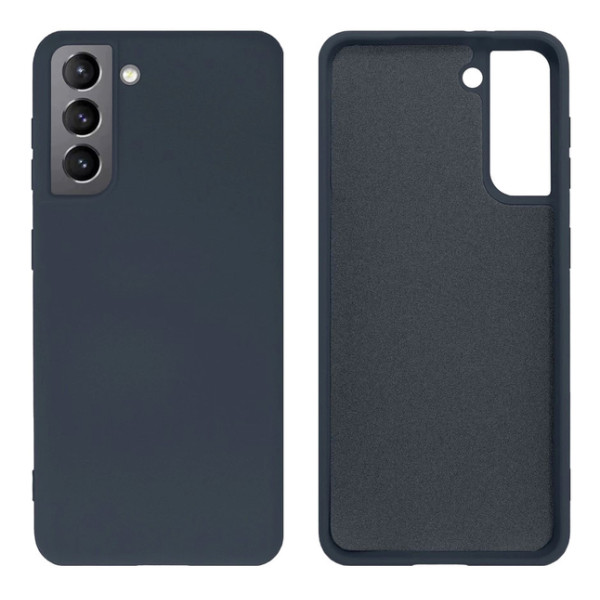 Силиконовый чехол для Samsung S22 Plus Silicone Case Full Dark Grey