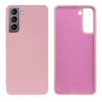 Силіконовий чохол для Samsung S22 Plus Silicone Case Full Pink Sand