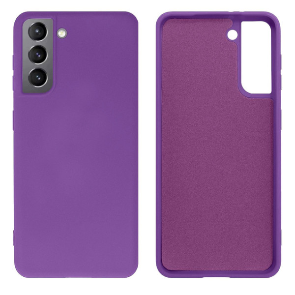 Силіконовий чохол для Samsung S22 Plus Silicone Case Full Purple