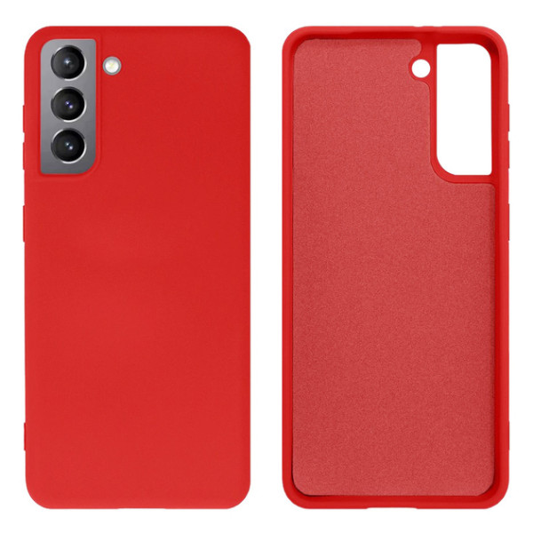 Силіконовий чохол для Samsung S22 Plus Silicone Case Full Red
