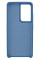 Силиконовый чехол для Samsung S22 Ultra Silicone Case Full Azure