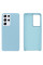 Силиконовый чехол для Samsung S22 Ultra Silicone Case Full Sky Blue