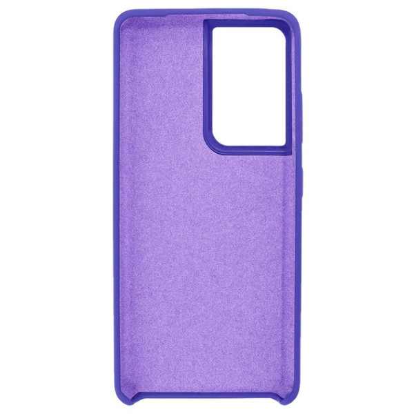 Силіконовий чохол для Samsung S22 Ultra Silicone Case Full Ultraviolet