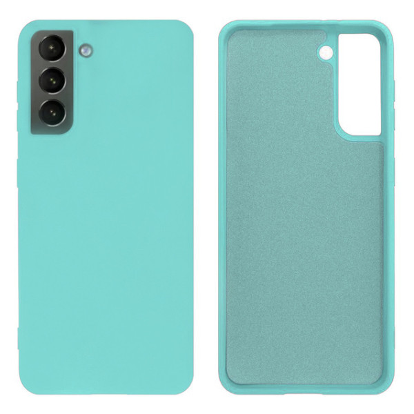 Силиконовый чехол для Samsung S22 Silicone Case Full Sea Blue