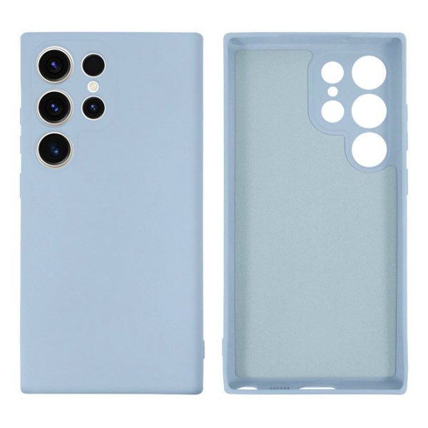 Силиконовый чехол для Samsung S23 Ultra Silicone Case Full Sky Blue