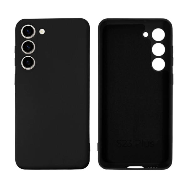Силіконовий чохол для Samsung S23 Silicone Case Full Black