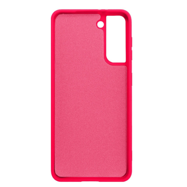 Силіконовий чохол для Samsung S23 Silicone Case Full Shiny Pink