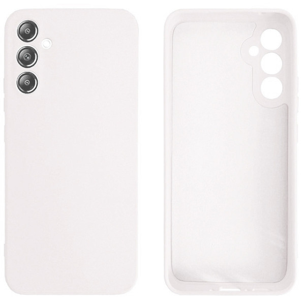 Силиконовый чехол для Samsung S24 FE Silicone Case Full White