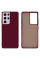 Силиконовый чехол для Samsung S24 Ultra Silicone Case Full Marsala