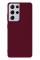 Силиконовый чехол для Samsung S24 Ultra Silicone Case Full Marsala