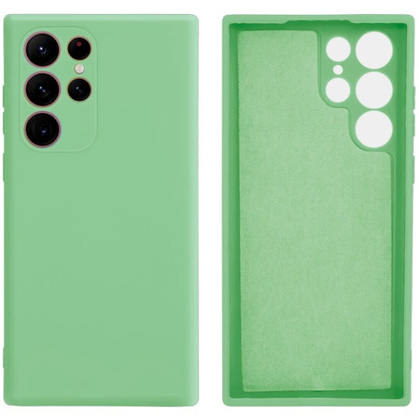 Силіконовий чохол для Samsung S24 Ultra Silicone Case Full Mint