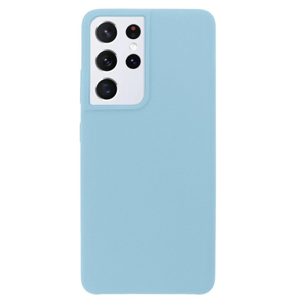 Силиконовый чехол для Samsung S24 Ultra Silicone Case Full Sky Blue