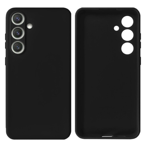Силиконовый чехол для Samsung S24 Silicone Case Full Black