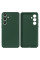Силіконовий чохол для Samsung S24 Silicone Case Full Forest Green