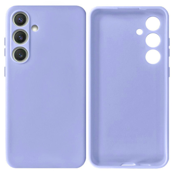 Силиконовый чехол для Samsung S24 Silicone Case Full Light Purple