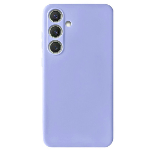 Силиконовый чехол для Samsung S24 Silicone Case Full Light Purple