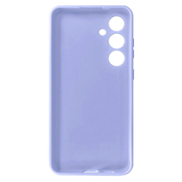 Силиконовый чехол для Samsung S24 Silicone Case Full Light Purple
