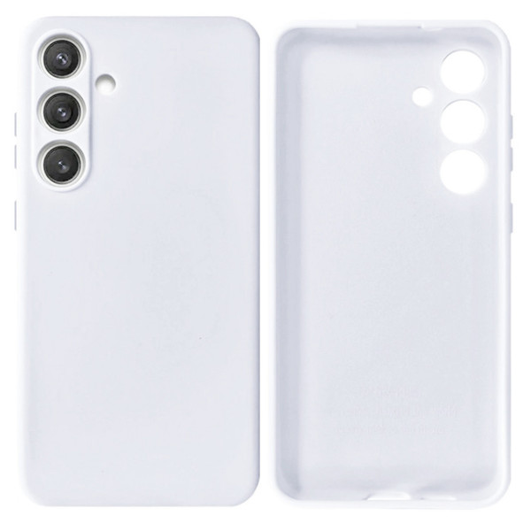 Силиконовый чехол для Samsung S24 Silicone Case Full White