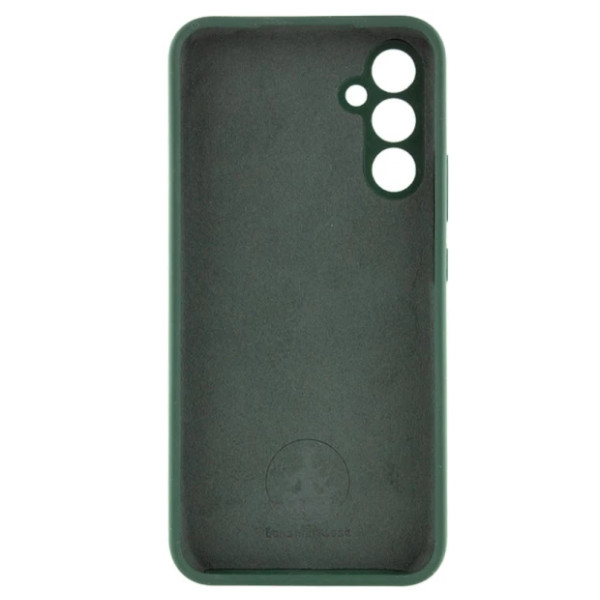 Силиконовый чехол для Samsung S25 Plus Silicone Case Full Forest Green