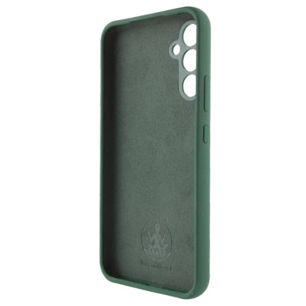 Силиконовый чехол для Samsung S25 Plus Silicone Case Full Forest Green