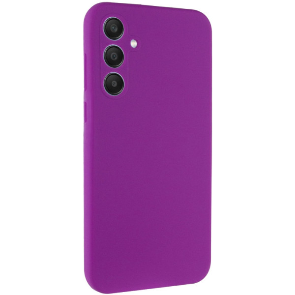 Силиконовый чехол для Samsung S25 Plus Silicone Case Full Purple