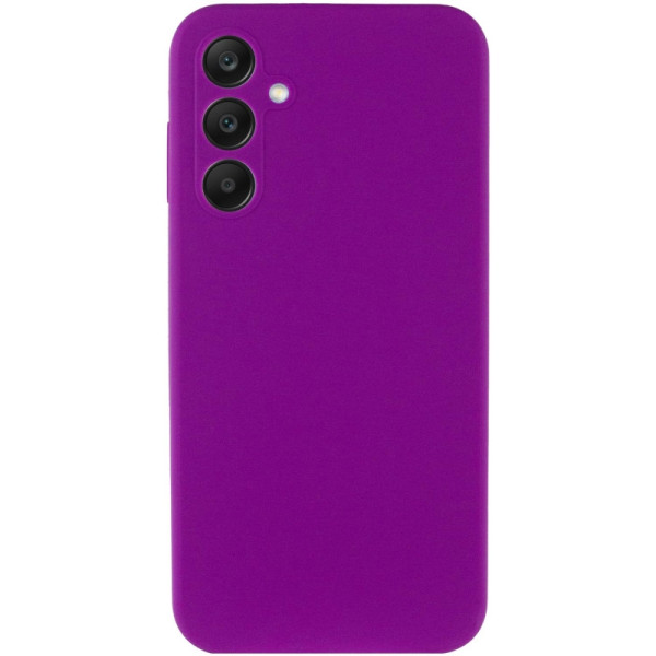 Силиконовый чехол для Samsung S25 Plus Silicone Case Full Purple