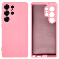 Силіконовий чохол для Samsung S25 Ultra Silicone Case Full Light Pink