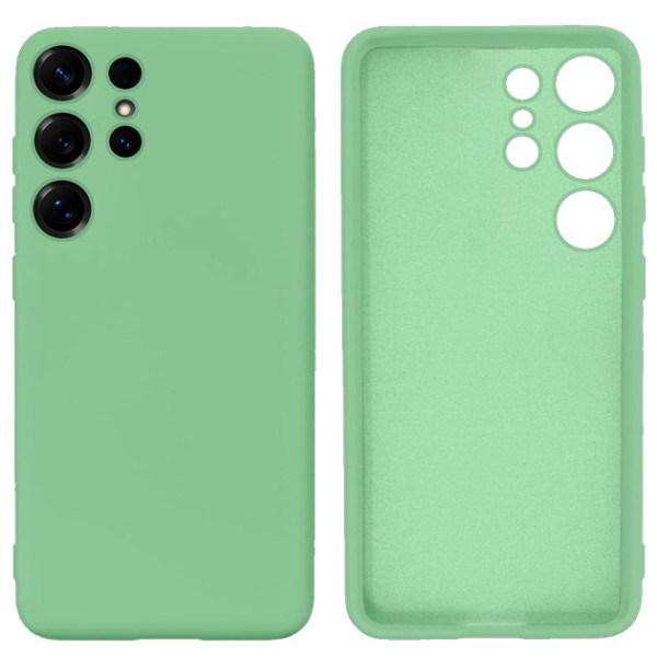 Силиконовый чехол для Samsung S25 Ultra Silicone Case Full Mint