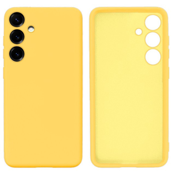Силиконовый чехол для Samsung S25 Silicone Case Full Lemonade