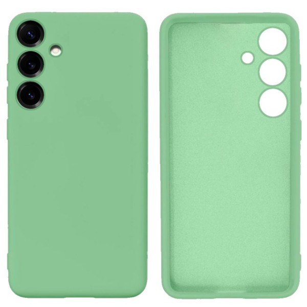 Силиконовый чехол для Samsung S25 Silicone Case Full Mint