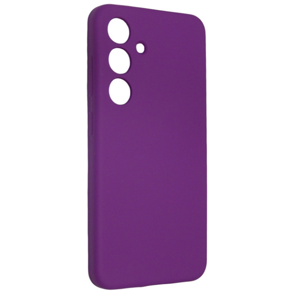 Силіконовий чохол для Samsung S25 Silicone Case Full Purple