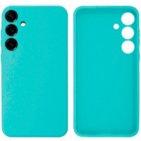 Силіконовий чохол для Samsung S25 Silicone Case Full Sea Blue