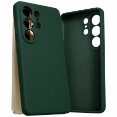 Силіконовий чохол для Samsung Galaxy S26 Ultra Silicone Case Full Dark Green