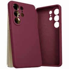 Силіконовий чохол для Samsung Galaxy S26 Ultra Silicone Case Full Marsala