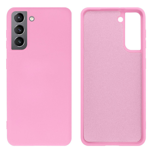Силиконовый чехол для Samsung S23 Plus Silicone Case Full Light Pink