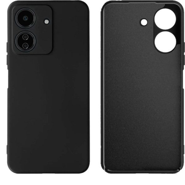 Силіконовий чохол для Xiaomi Redmi 13C/Poco C65 Silicone Case Full Black