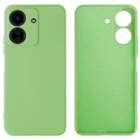 Силиконовый чехол для Xiaomi Redmi 13C/Poco C65 Silicone Case Full Mint