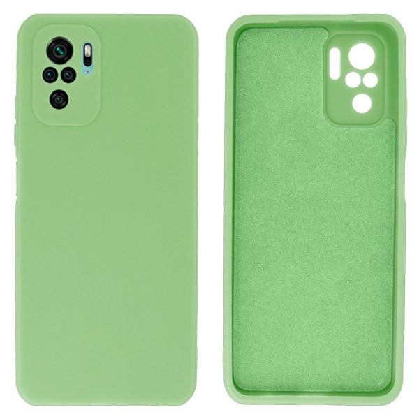 Силіконовий чохол для Xiaomi Redmi Note 10/10s/Poco M5s Silicone Case Full Mint