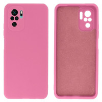 Силиконовый чехол для Xiaomi Redmi Note 10/ 10s / Poco M5s Silicone Case Full Pink