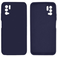 Силиконовый чехол для Xiaomi Redmi Note 10 5G Silicone Case Full Dark Blue