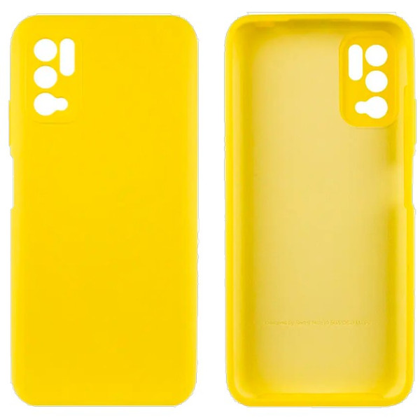 Силиконовый чехол для Xiaomi Redmi Note 10 5G Silicone Case Full Lemonade