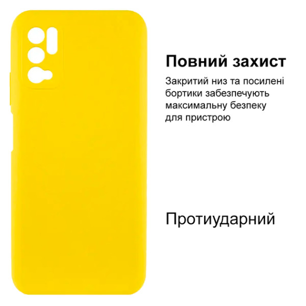 Силиконовый чехол для Xiaomi Redmi Note 10 5G Silicone Case Full Lemonade