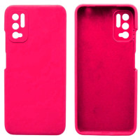 Силиконовый чехол для Xiaomi Redmi Note 10 5G Silicone Case Full Shiny Pink