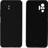 Силиконовый чехол для Xiaomi Redmi Note 10 Pro Silicone Case Full Black