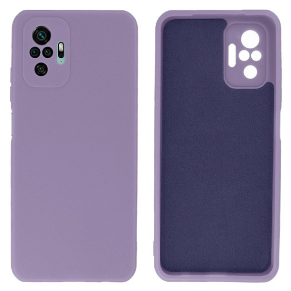 Силіконовий чохол для Xiaomi Redmi Note 10 Pro Silicone Case Full Blueberry