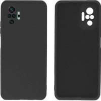 Силиконовый чехол для Xiaomi Redmi Note 10 Pro Silicone Case Full Dark Grey