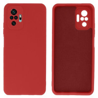 Силиконовый чехол для Xiaomi Redmi Note 10 Pro Silicone Case Full Red