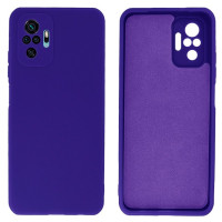 Силиконовый чехол для Xiaomi Redmi Note 10 Pro Silicone Case Full Ultraviolet